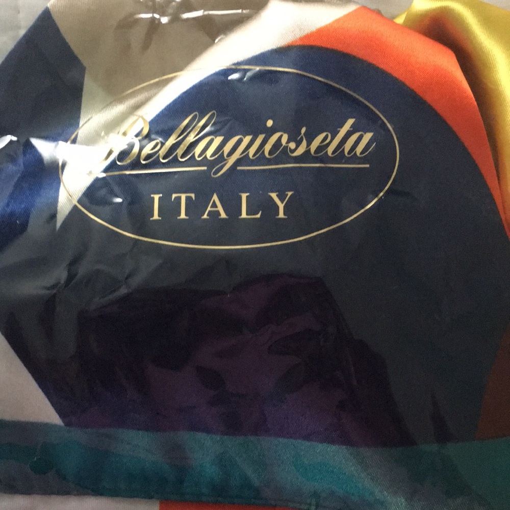 Colorful Italian scarf, new
